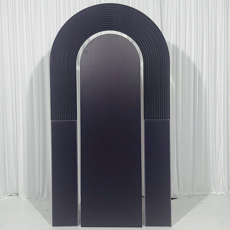 Black Ripple Arch & Backdrop
